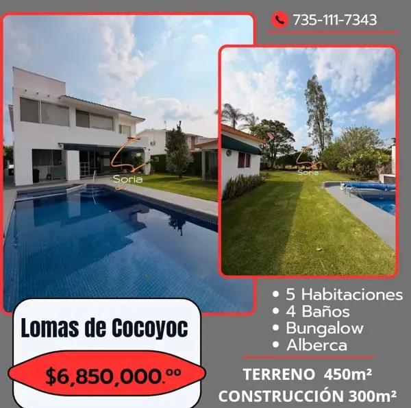 CASA EN LOMAS DE COCOYOC