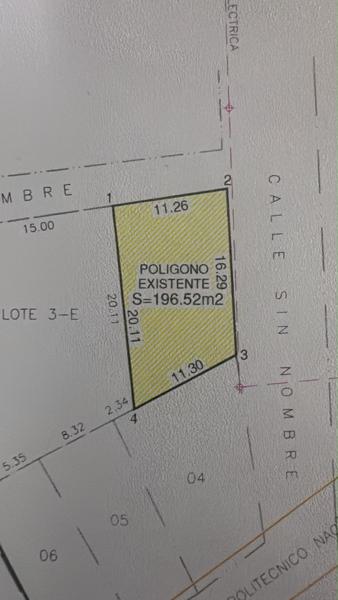 Terreno ideal para quinta o casa sobre calle principal