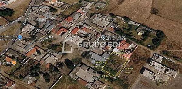 TERRENO EN VENTA EN SAN FRANCISCO ACATEPEC TERRENO EN VENTA EN SAN FRANCISCO ACATEPEC