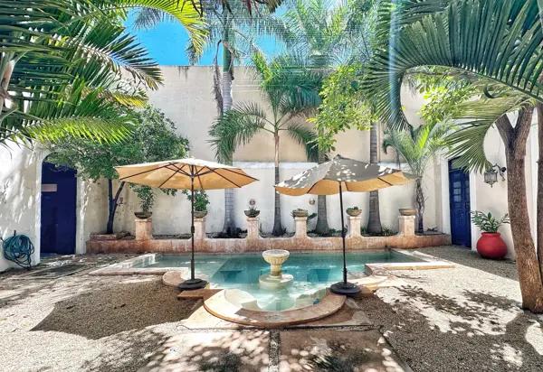 Casa colonial en el centro de merida, restaurada