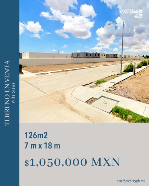 TERRENO EN VENTA VILLA SIENA