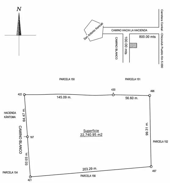 Terreno en venta, en zona Conkal