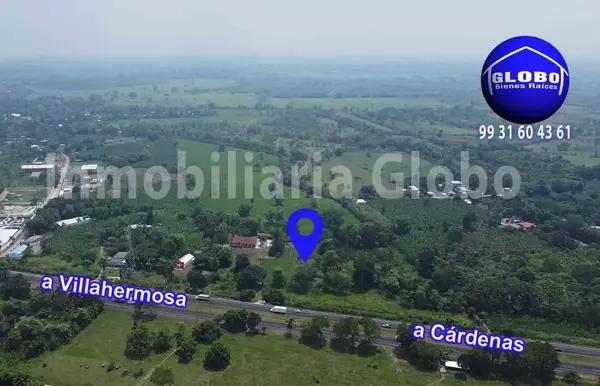 Terreno en venta en Carretera Villahermosa-Cárdenas, Tabasco, 10.36 hectáreas