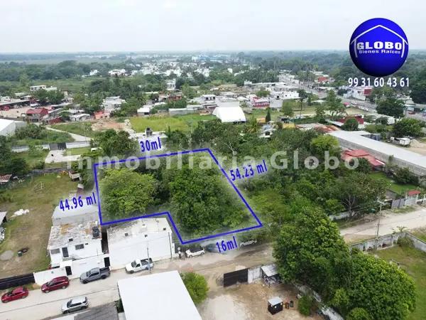 Terreno en venta Ranchería Miguel Hidalgo, 1,499 m2 a tan sólo 3.7 km del Periférico de Villahermosa Terreno en venta Ranchería Miguel Hidalgo, 1,499 m2 a tan sólo 3.7 km del Periférico de Villahermosa