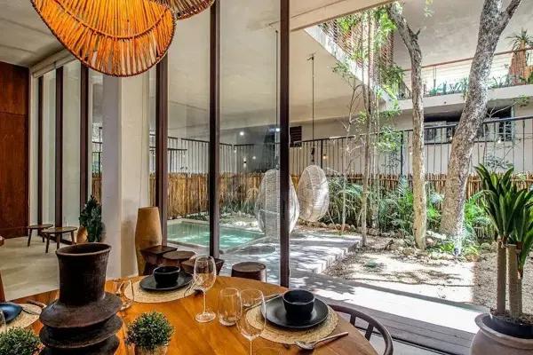 DEPARTAMENTO EN VENTA EN TULUM EQUIPADO Y AMUEBLADO