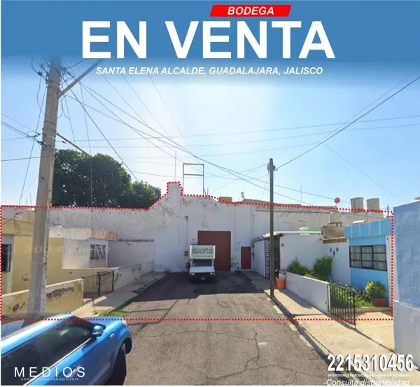 REMATE DE BODEGA DE 665 M2 EN SANTA ELENA ALCALDE, GUADALAJARA, PRECIO NEGOCIABLE