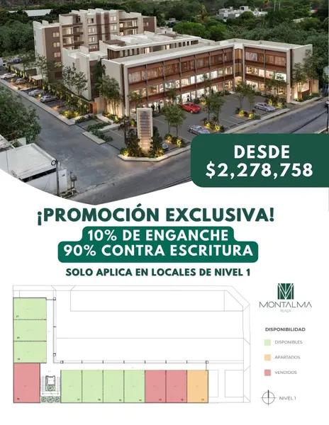 Local comercial en Venta en Montalma Plaza and Wellness, Dzitya