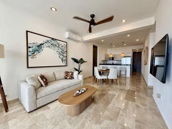 Departamento Amueblado Frente al Mar en Venta en Bajareque