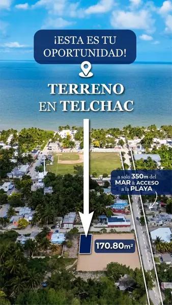 ÚLTIMO Terreno (5) en Venta en Telchac Puerto ÚLTIMO Terreno (5) en Venta en Telchac Puerto