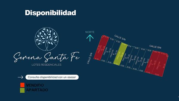 Terrenos en Venta en Serena III Santa Fe