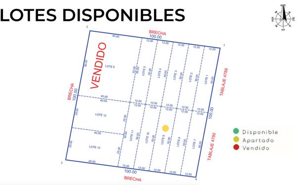 Terrenos desde 600m2 en Venta en Yaxkukul