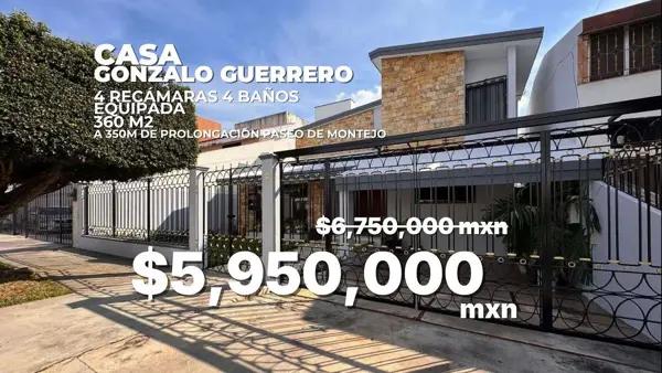 Casa en Venta Cerca Prol. Av Paseo de Montejo, Gonzalo Guerrero. Casa en Venta Cerca Prol. Av Paseo de Montejo, Gonzalo Guerrero.