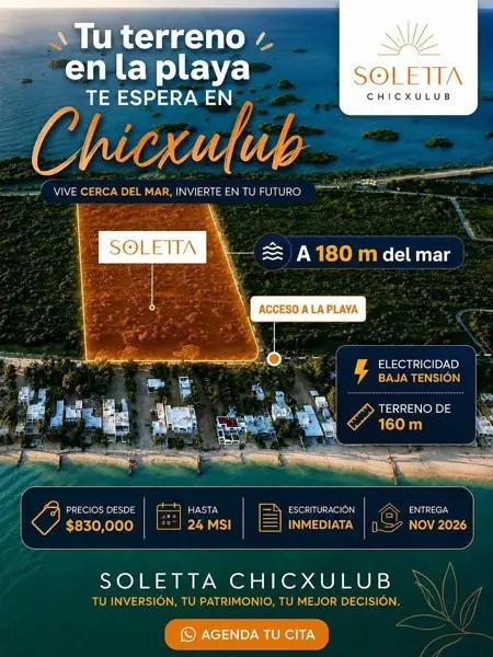 Terreno en Venta en Soletta, Chicxulub Puerto Terreno en Venta en Soletta, Chicxulub Puerto