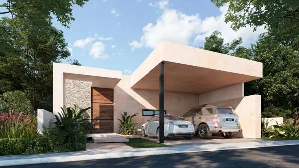 Casa (Mod. C) en Venta en Privada Sakche en Baca