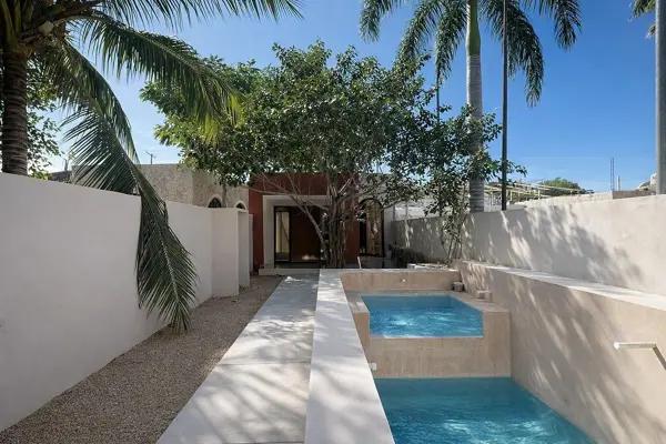 Casa Raíces  de 1 Planta con Alberca, Barrio San Cristóbal, Mérida Centro