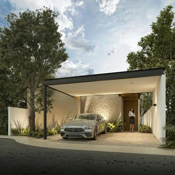 Casa Bambu de 1 Planta en Venta en Silvesta Residencial, Conkal
