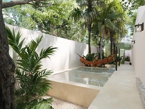 Casa Oasis, con Piscina en Preventa Amueblada y Equipada en Mérida Centro