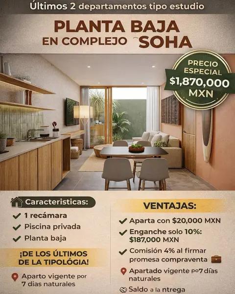 Departamento en Soha (Mod Solo) PB Zona Country. Departamento en Soha (Mod Solo) PB Zona Country.