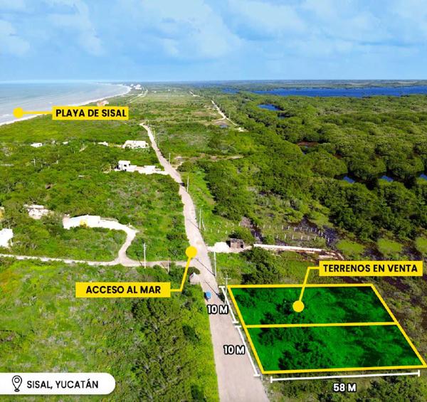 Terrenos en Venta en Sisal