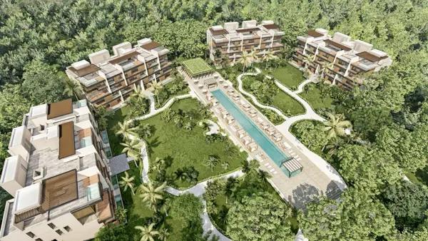 Departamento(2R) Amueblado en Venta en Hacienda Xcanatun Angsana Heritage C.