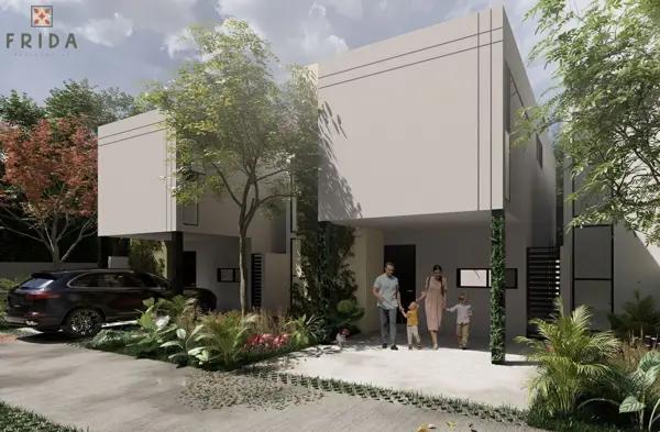 Casa(A-4R)de Dos Planta en Frida Residencial en Conkal Casa(A-4R)de Dos Planta en Frida Residencial en Conkal
