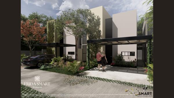 Casa(A-3R)de Dos Planta en Frida Residencial en Conkal