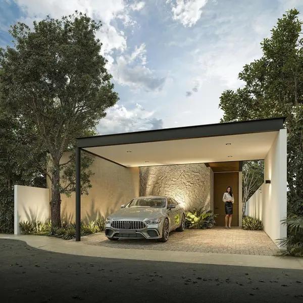 Casa Bambu de 1 Planta en Venta en Silvesta Residencial, Conkal