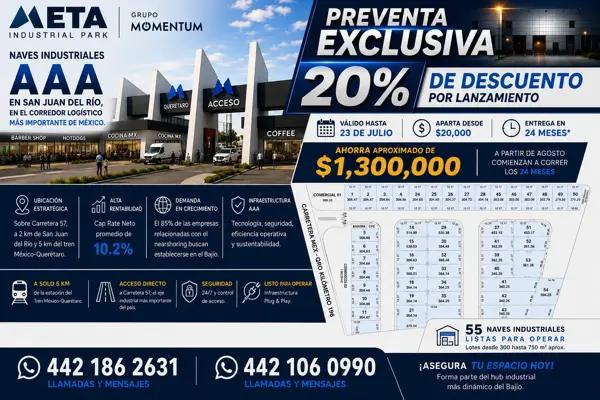 Bodega en venta en Agave Azul, San Juan del Río, Querétaro