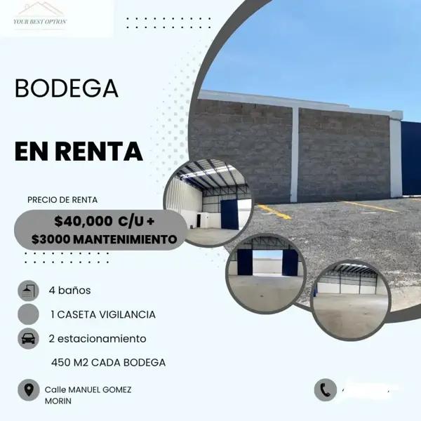 “4 Bodegas Nuevas en Cluster Privado – 468 m² en Zona Poniente”