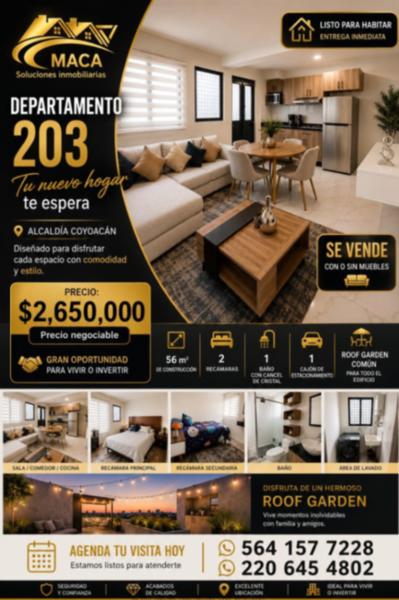 Apartamento en venta en Pedregal de Santa Úrsula, cerca del Estadio Azteca, Ciudad de México