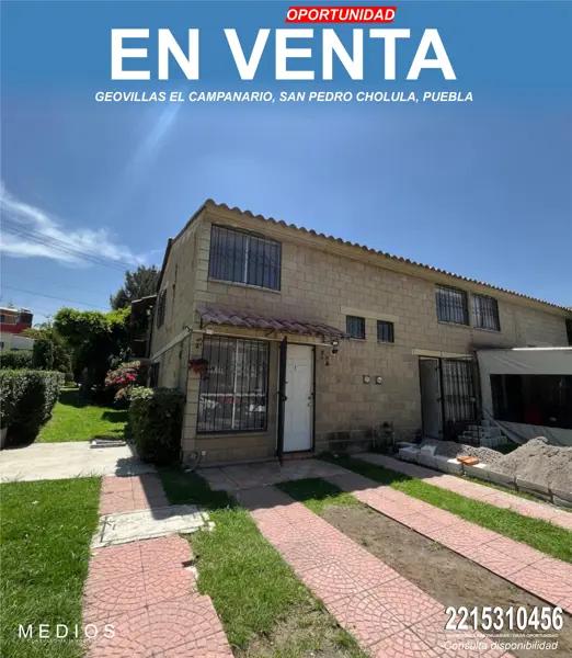 CASA EN LIQUIDACION EN GEOVILLAS EL CAMPANARIO, PUEBLA, PRECIO NEGOCIABLE, IDEAL PARA INVERSION