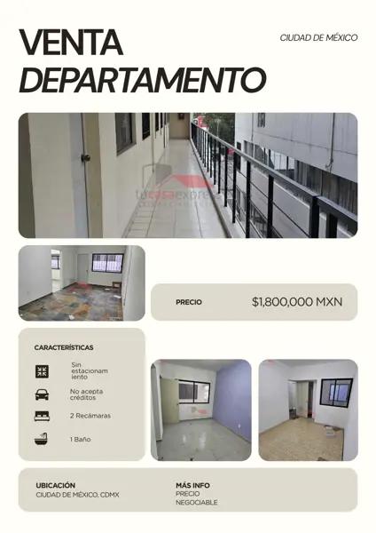 Departamento en venta en Portales Sur, Benito Juárez, Ciudad de México