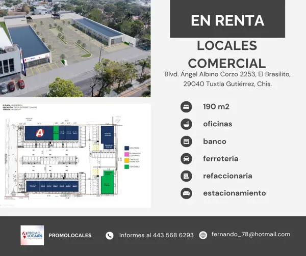 ¡Tu negocio merece estar en el corazón de Tuxtla! 

 Ubicación estratégica: BLVD Ángel Albino