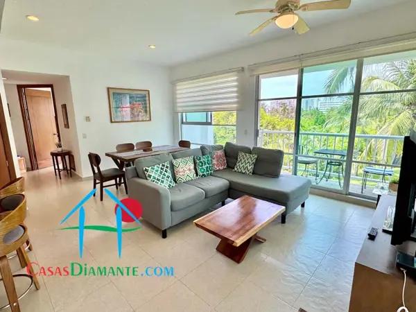 Depa en venta con 2 recámaras y terraza con vista al jardín