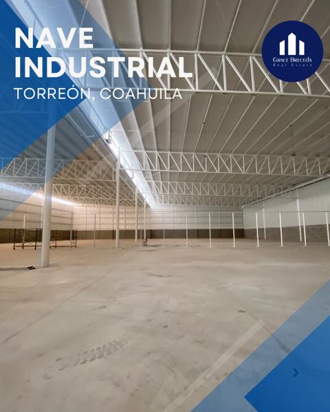 Nave Industrial en Renta 6000m2 Torreón Coahuila