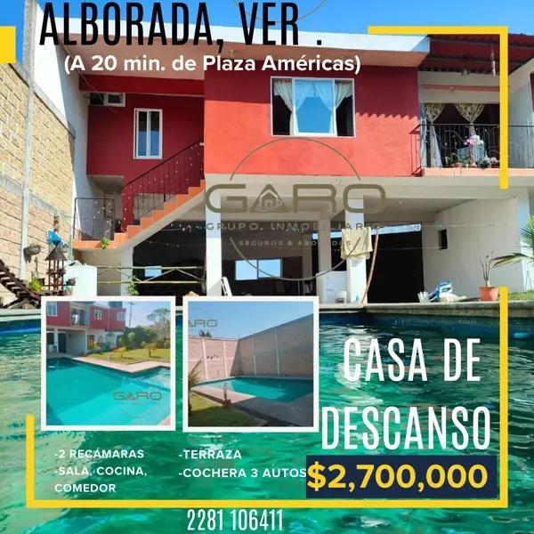 CASA EN VENTA (Alborada, Ver.)