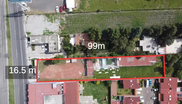 Renta de Terreno Comercial en San Salvador Tizatlalli, Metepec