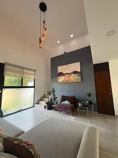 Renta casa amueblada con paneles solares