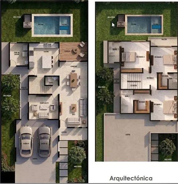 VENTA CASA DE 3 RECAMARAS Y CUARTP DE TV EN PRIVADA