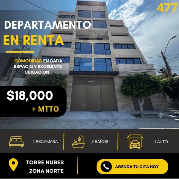 Departamento en renta en Jardines del Moral, León