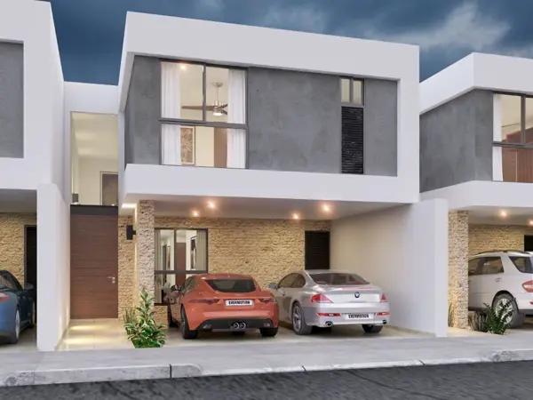 TOWNHOUSE EN DZITYA, 3 RECAMARAS