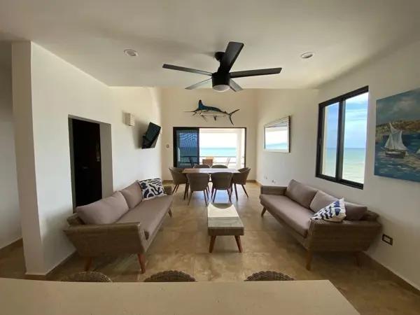 Hermoso Departamento Amueblado Progreso vista al mar