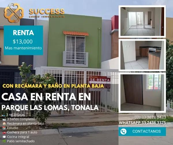 Casa en Renta – Parque Las Lomas, Tonalá