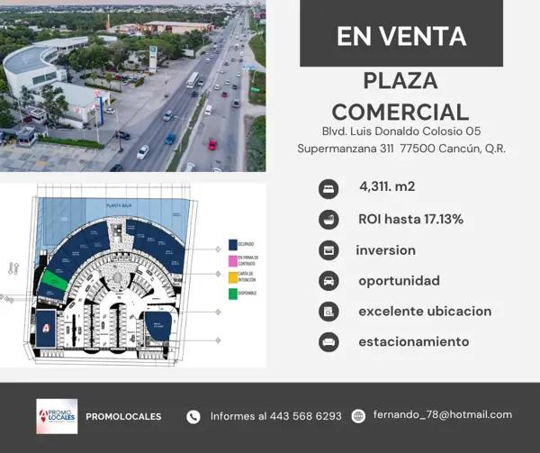 ¿AÚN DEJAS TU DINERO EN EL BANCO O EN LA BOLSA? ESTA PLAZA EN CANCÚN PAGA MÁS.