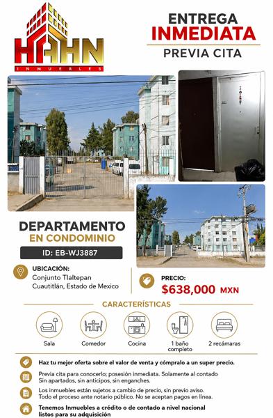 Conjunto Tlaltepan Cuautitlán Estado de Mexico casa en venta Conjunto Tlaltepan Cuautitlán Estado de Mexico casa en venta