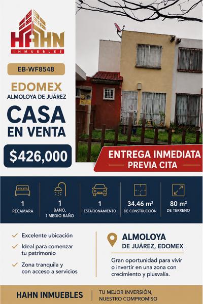SANTA JUANA 1era SECCION ALMOLOYA DE JUAREZ, ESTADO DE MEXICO