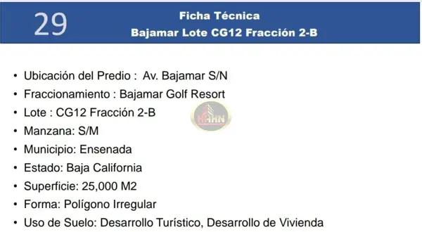 BAJAMAR TERRENO VENTA ENSENADA BAJA CALIFORNIA
