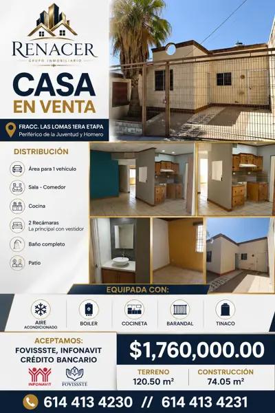 Casa en venta en Revolucion, Chihuahua, Chihuahua