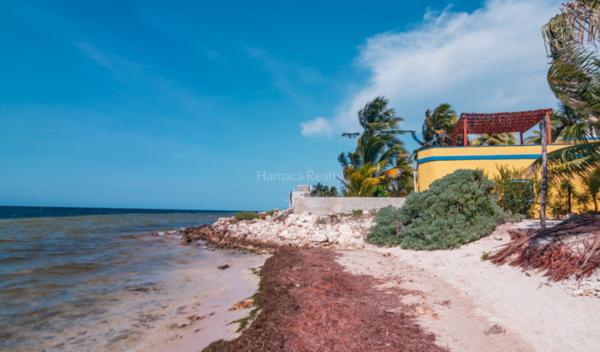 Casa en Venta Frente a Playa en San Crisanto, Yucatán