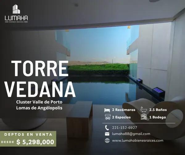 Departamento en venta en Lomas de Angelópolis, San Andrés Cholula, Puebla